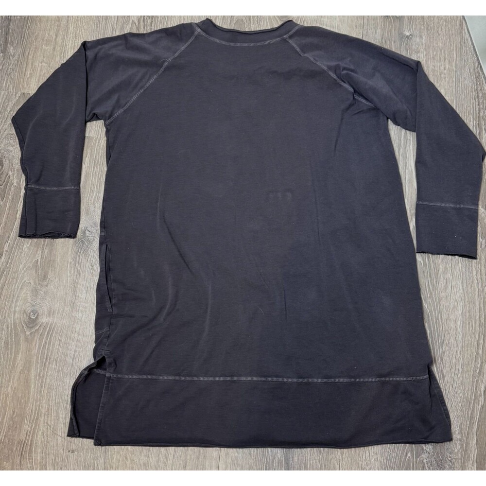 Urban Muu Muu Lounge Sweatshirt Crystal Dress Gray Cozy Relaxed Casual USA‎ Made - Picture 4 of 8